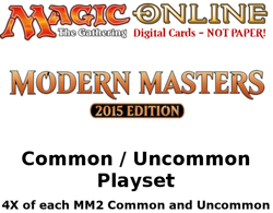 MTGO Magic Online MM2 Modern Masters 2015 Playset 724 Cards 4x Common/Uncommon - Image 1