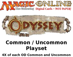 MTGO Magic Online OD Odyssey Playset 960 Cards 4x Common/Uncommon - Image 1