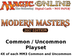 MTGO Magic Online MM3 Modern Masters 2017 Playset 724 Cards 4x Common/Uncommon - Image 1
