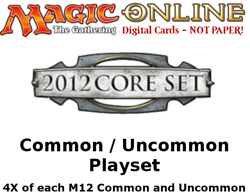 MTGO Magic Online M12 Magic 2012 Playset 724 Cards 4x Common/Uncommon - Image 1