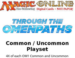 MTGO Magic Online OM1 Through the Omenpaths Playset 724 Cards 4x Common/Uncommon - Image 1