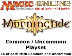 MTGO Magic Online MOR Morningtide Playset 400 Cards 4x Common/Uncommon - Image 1