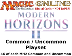 MTGO Magic Online MH2 Modern Horizons Playset 804 Cards 4x Common/Uncommon - Image 1