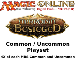 MTGO Magic Online MBS Mirrodin Besieged Playset 440 Cards 4x Common/Uncommon - Image 1