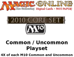 MTGO Magic Online M10 Magic 2010 Playset 724 Cards 4x Common/Uncommon - Image 1