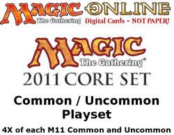 MTGO Magic Online M11 Magic 2011 Playset 724 Cards 4x Common/Uncommon - Image 1