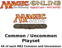 MTGO Magic Online ME2 Masters Edition 2 Playset 660 Cards 4x Common/Uncommon - Image 1