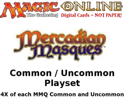 MTGO Magic Online MM/MMQ Mercadian Masques Playset 960 Cards 4x Common/Uncommon - Image 1