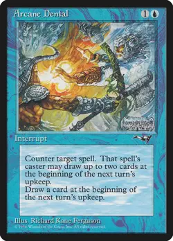 MTG Arcane Denial (Axe) - 33 / English / Heavily Played - Image 1