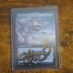 Magic: The Gathering Autographed Talisman Otawara Soaring City Cursed Totem - Image 2