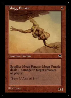 MTG Mogg Fanatic - Tempest #190 MP - Image 1