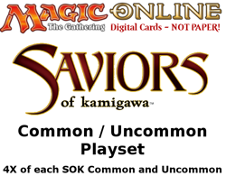 MTGO Magic Online SOK Saviors of Kamigawa Playset 440 Cards 4x Common/Uncommon - Image 1