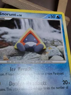 HP/DMG Pokemon Snorunt 75/99 Arceus Regular - Image 2