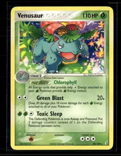 Pokemon 2008 EX Crystal Guardians Venusaur #28/100 - Image 1