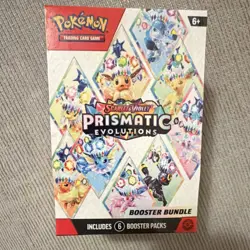 Pokemon Prismatic Evolutions Booster Bundle 6 Packs Eevee & Evolutions - Image 1