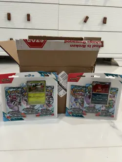Pokemon Scarlet & Violet Journey Together 3-Pack Blister 24 Box Case New Sealed - Image 1
