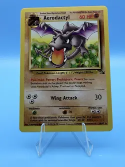 1999 Pokemon Fossil 16/62 Aerodactyl Non-Holo Rare Nm - Image 1