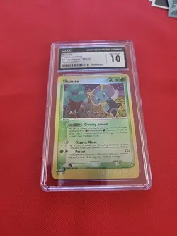 GEM MINT Pokemon: Illumise EX #38/100 Sandstorm Reverse Holo 2003 - CGC 10 Gem - Image 3