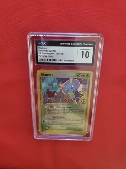 GEM MINT Pokemon: Illumise EX #38/100 Sandstorm Reverse Holo 2003 - CGC 10 Gem - Image 4