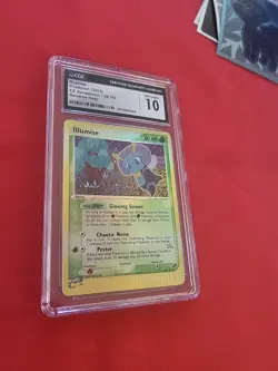 GEM MINT Pokemon: Illumise EX #38/100 Sandstorm Reverse Holo 2003 - CGC 10 Gem - Image 5