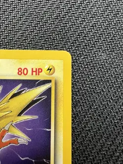 Pokemon TCG Zapdos 30/62 Fossil Set Rare Vintage 1999 Non Holo - LP - Image 3