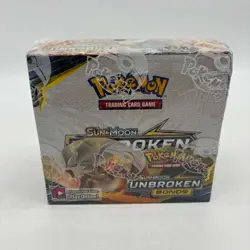 Pokemon TCG Sun & Moon Unbroken Bonds Booster Box SEALED w/Acrylic - Image 1