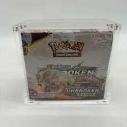 Pokemon TCG Sun & Moon Unbroken Bonds Booster Box SEALED w/Acrylic - Image 3