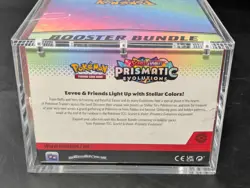 Pokemon SV8.5 Prismatic Evolutions Sealed Booster Bundle Display W/Acrylic Case - Image 3