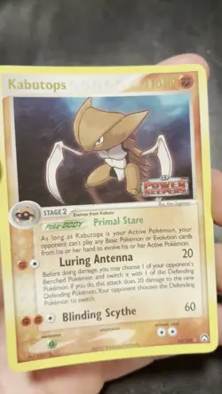 Kabutops Near Mint Stamped Pack Fresh 10/108 Power Keepers Pokemon Tcg Gradable - Image 2