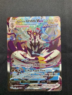 🔥 Pokemon Rapid Strike Urshifu VMAX Alternate Art 170/163 Swsh05: Battle Styles - Image 1
