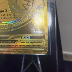 Mega Charizard X ex Gold Hyper Rare 130/094 Pokemon Phantasmal Flames English - Image 3