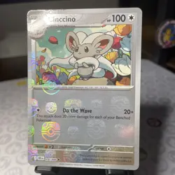 Cinccino (Master Ball Pattern) 076/086 Sv: Black Bolt Pokemon TCG - Image 1
