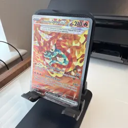 Twilight Masquerade Hearthflame Mask Ogerpon ex 212/167 SIR Pokemon NM/M - Image 3