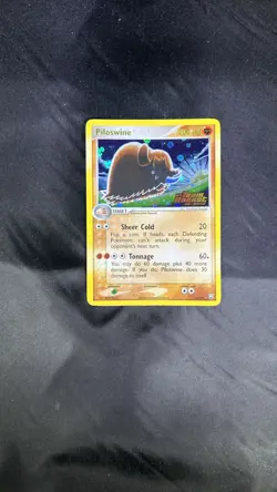 2004 Pokemon ex Team Rocket Returns - Piloswine 13/109 Reverse Holo - Image 1