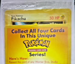 Sealed Pikachu 1999 WB Pokemon First Movie Black Star FREE Shipping 🚢 #4 WOTC - Image 1