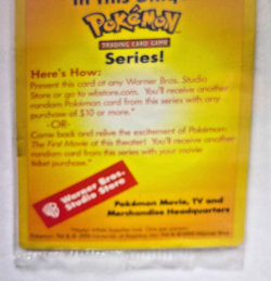 Sealed Pikachu 1999 WB Pokemon First Movie Black Star FREE Shipping 🚢 #4 WOTC - Image 3