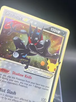 Pokemon Sword & Shield Promos Greninja Gold Star SWSH144 Promo Damaged Swirl - Image 4
