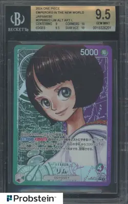 2024 One Piece Japanese OP09-022 Lim Alternate Art Leader BGS 9.5 - Image 1