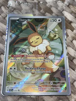 Pokemon TCG Eevee IR Scarlet And Violet Prismatic Evolutions Promo Card Sealed - Image 1