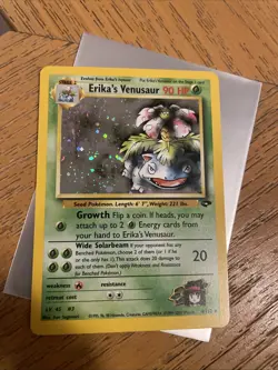 Pokemon Erika's Venasaur Gym Challenge Holo Card 4/132 NM - Image 1