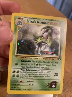 Pokemon Erika's Venasaur Gym Challenge Holo Card 4/132 NM - Image 2