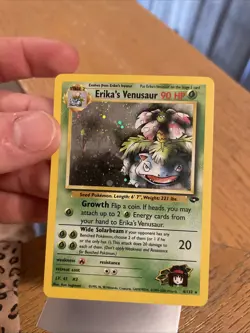 Pokemon Erika's Venasaur Gym Challenge Holo Card 4/132 NM - Image 3