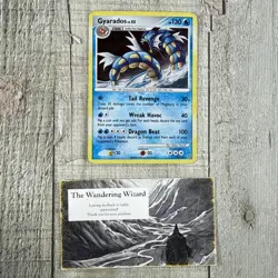 Gyarados - 19/100 - Stormfront Holo Rare Pokemon Card TCG - HP MH1 Wear on Back - Image 1