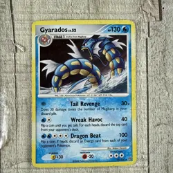 Gyarados - 19/100 - Stormfront Holo Rare Pokemon Card TCG - HP MH1 Wear on Back - Image 2