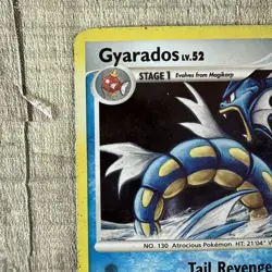 Gyarados - 19/100 - Stormfront Holo Rare Pokemon Card TCG - HP MH1 Wear on Back - Image 3