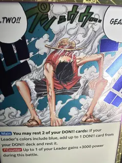 Event, [Monkey.D.Luffy using] Gear 2 OP11-080 R, foil, English, One Piece card 5 - Image 4