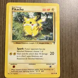 Pokemon Pikachu Legendary Collection 86/110 Common 50 HP Basic Regular Card - Image 1