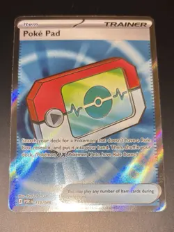 POKEMON TCG Perfect Order POKE PAD Full Art Trainer Card 113/088 - Image 1