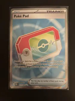 POKEMON TCG Perfect Order POKE PAD Full Art Trainer Card 113/088 - Image 4