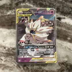 Pokemon Solgaleo & Lunala GX TAG TEAM Ultra Rare Holo SM Cosmic 75/236 Card - Image 1